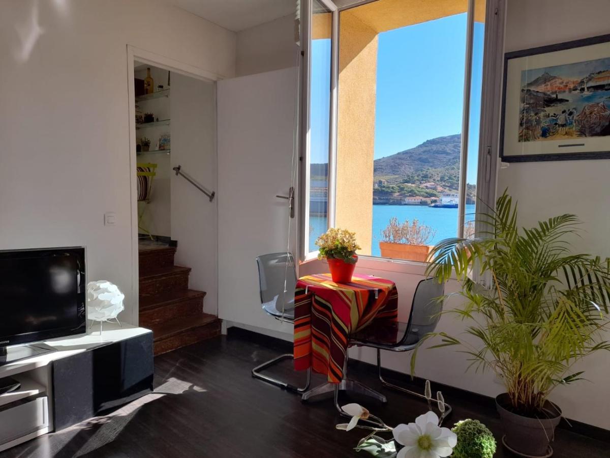 Appartement La Mediterranee Vue Sur Mer Plein Soleil 3 Climatisations Reversibles Port Vendres Exteriér fotografie